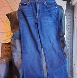 7 for all mankind bootcut, size 27, length 32. Never worn
